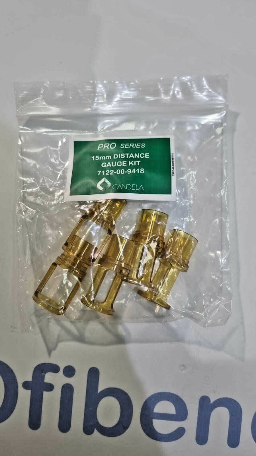 ✅Syneron Candela Pro Series 15mm Distance Gauge Kit 7122-00-9418 5 Pieces In Beg