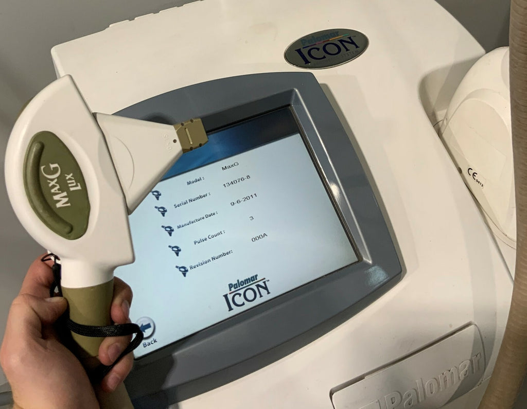 ✅ Palomar Icon Cynosure Max G Lux Hand-piece Pulse Count-3