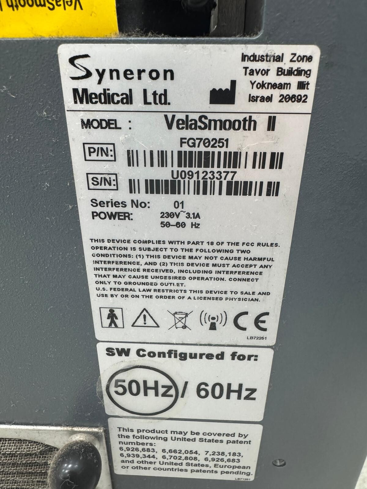 ✅ Syneron Candela Vela Smooth II CPU Board | Model PC70112 | Tested & Ready |