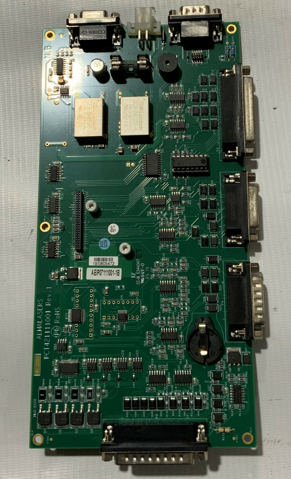 ✅ TDK Lambda Card 19/0805472 AEIP07111001-1B PCT421111001 REV.1 CC3-2412DF-E