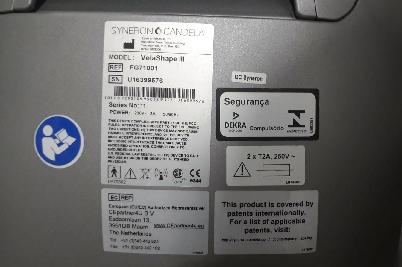 ✅ Syneron Candela Vela Shape 3 Machine + 2 Vela Shape III Headpieces
