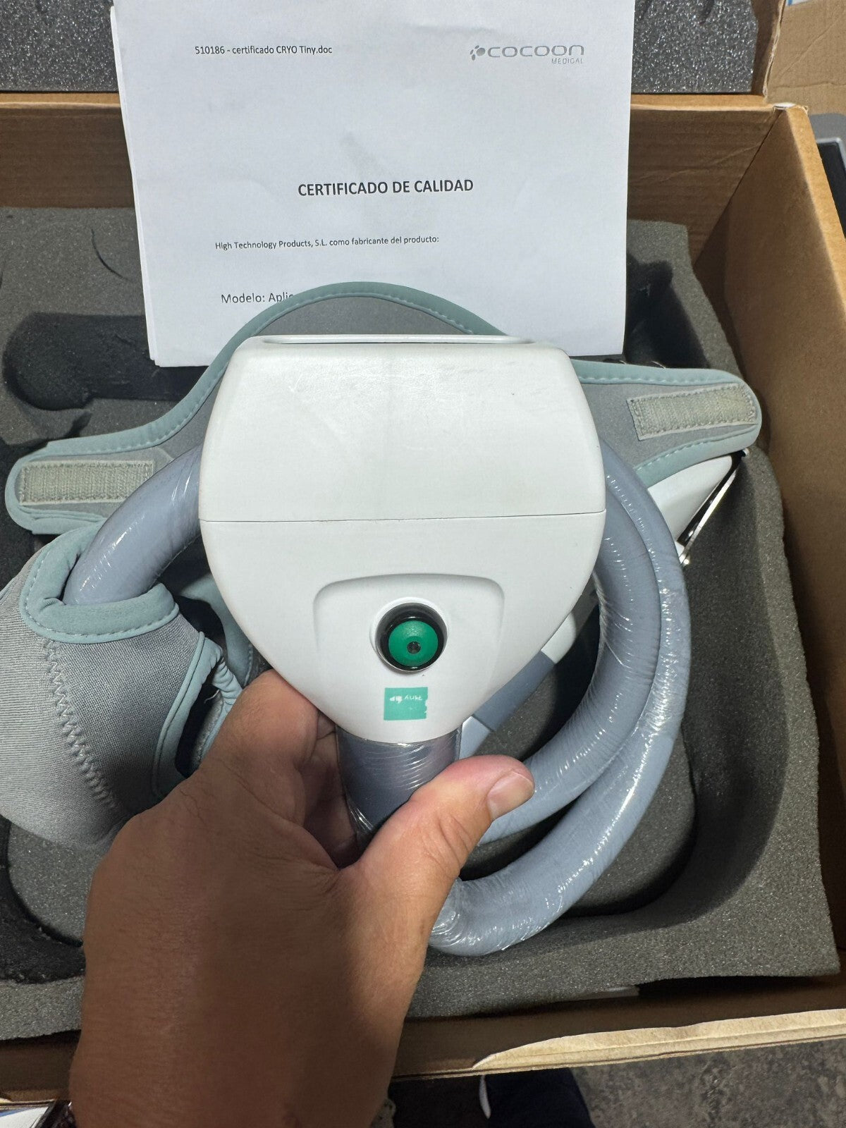 ✅ CoolTech Dual-Handle Cosmetic Contouring Device | Professional Aesthetic Use