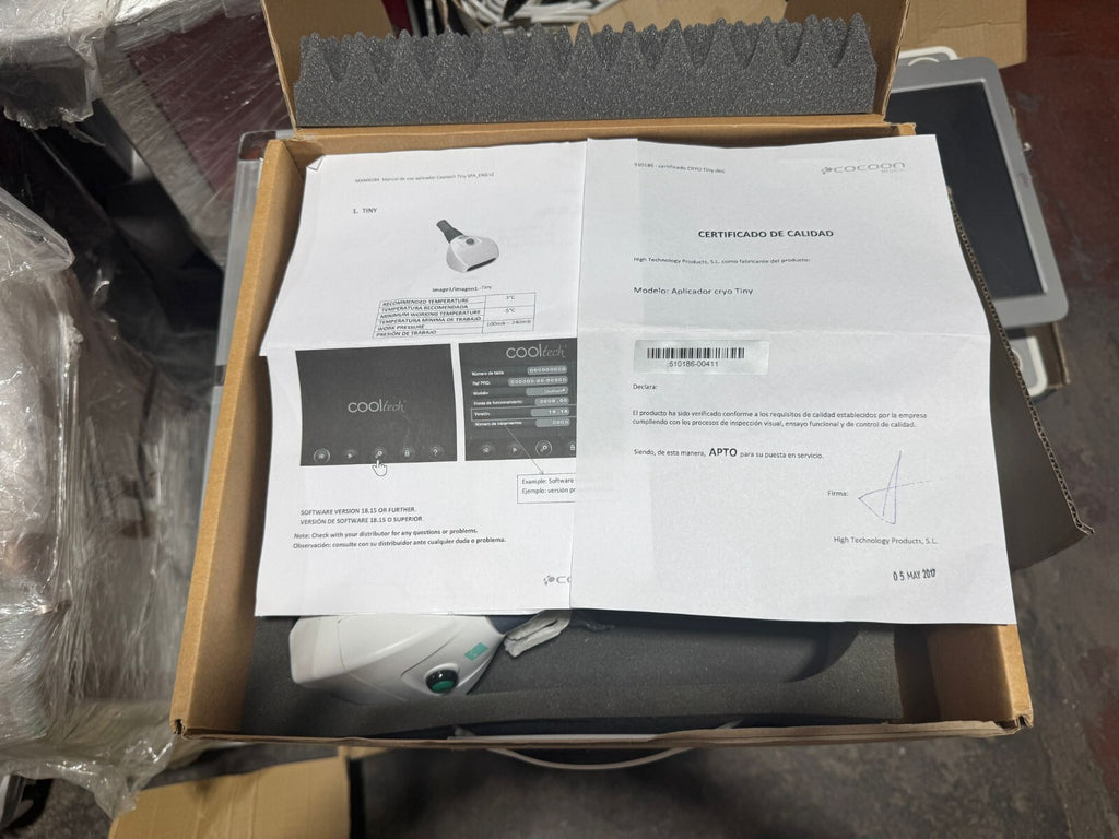 ✅ CoolTech Dual-Handle Cosmetic Contouring Device | Professional Aesthetic Use