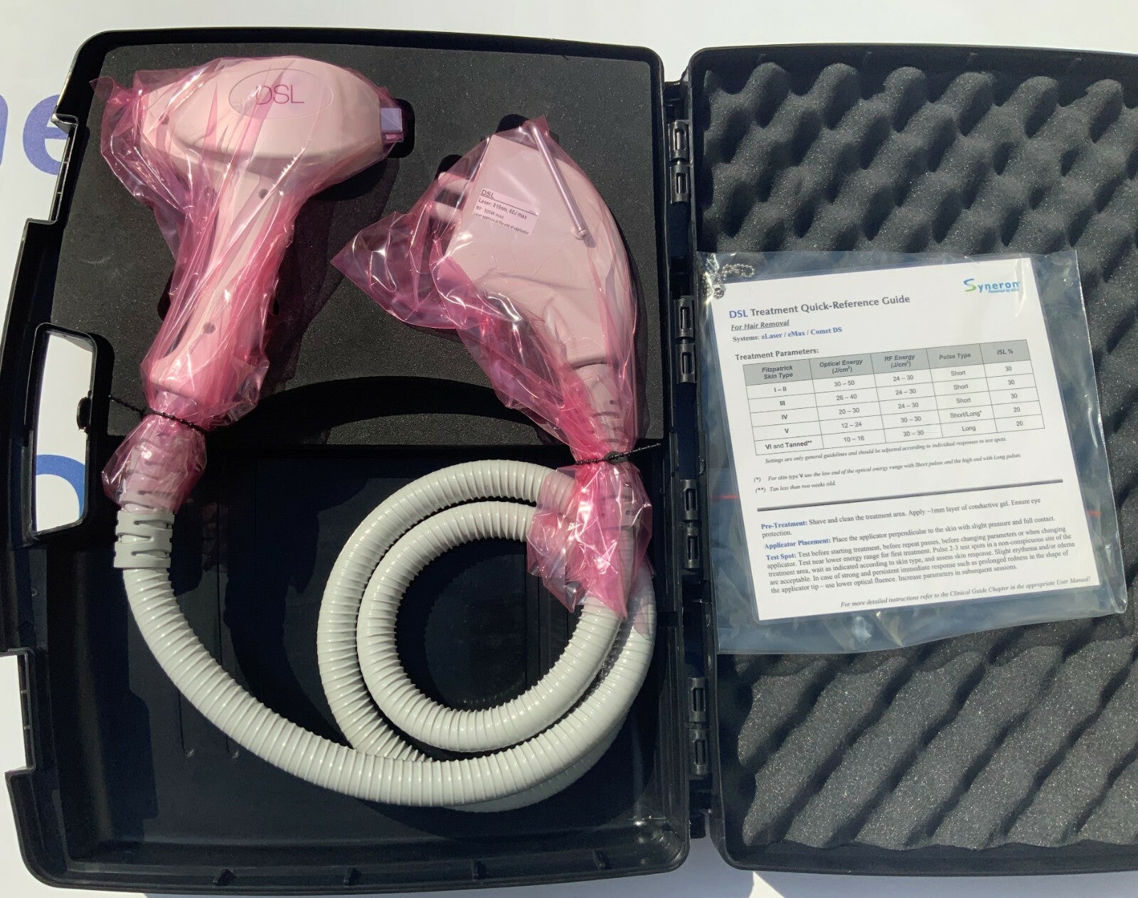 ✅Syneron Candela DSL Handpiece For E Laser And eMax Machines Laser Hair Removal