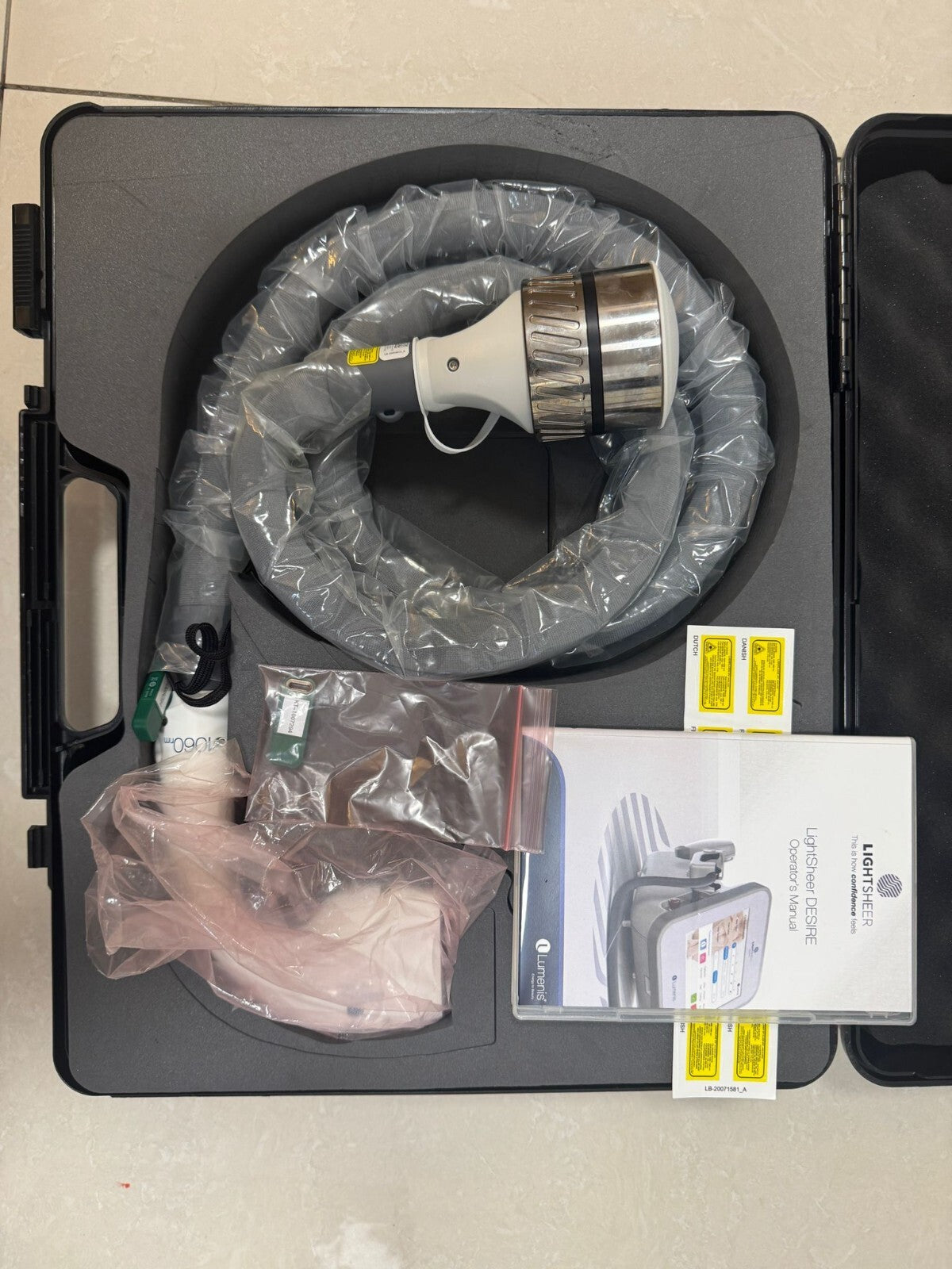 ✅  Lumenis LightSheer DESIRE Handpiece + 2 USB Keys + Manual + 2TB HDD