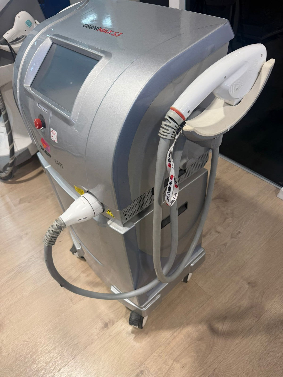 ✅SHARP GHT OmniMAX S3 IPL Hair Removal System – 2 NEW HR635 Handpieces | 0 Puls