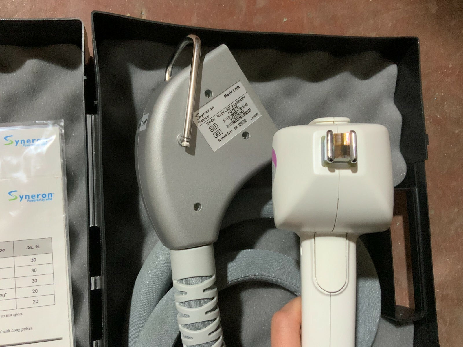 ✅ Syneron Candela Motif LHR Applicator For ELase Machine New Hand-piece