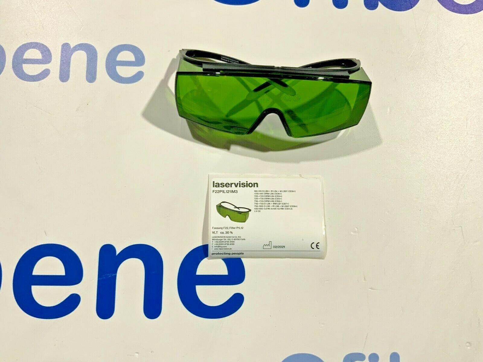 ✅Laser-vision Laser Safety Eye-wear OD9+ OD6+ OD4+ OD5+ OD8+ OD1-2 F22P1L121IM3