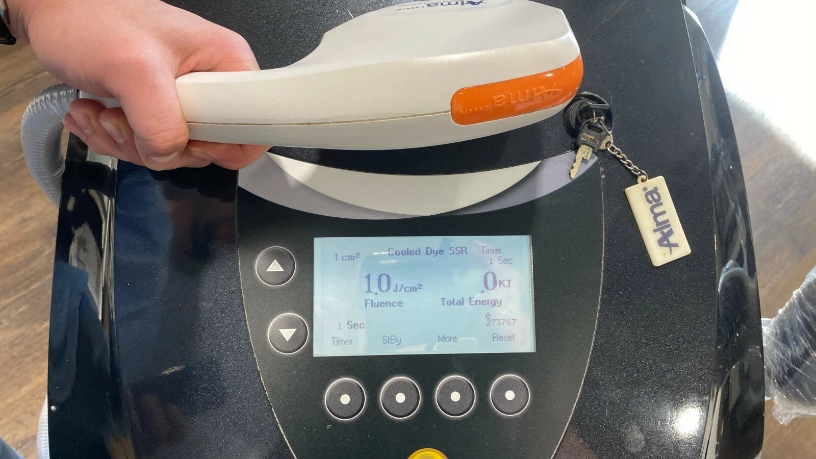 ✅Alma Lasers SSR IPL Hand-Piece Total Amount Pulses 273767 550-650nm Applicator