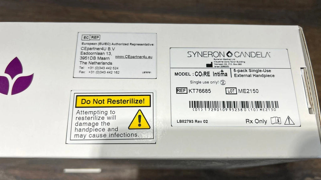 Syneron Candela CO₂RE Intima External Handpiece – Single-Use Disposable (5 Pack) New